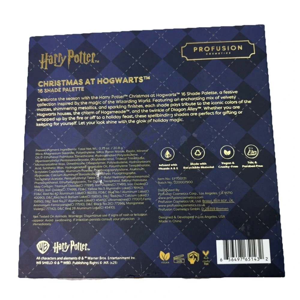Profusion‎ Cosmetics Harry Potter at Hogwarts 16 Shade Palette